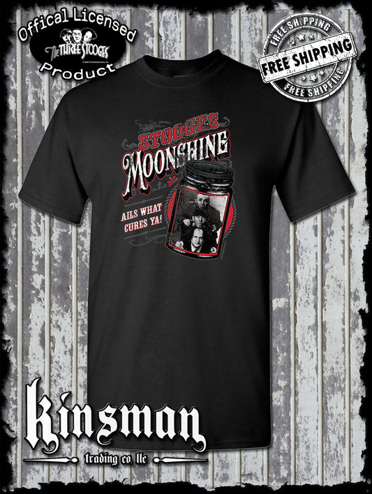 Three Stooges Moonshine T-Shirt