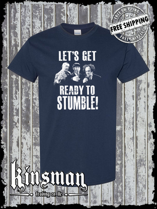 Three Stooges Let's Get Ready To Stumble! T-Shirt