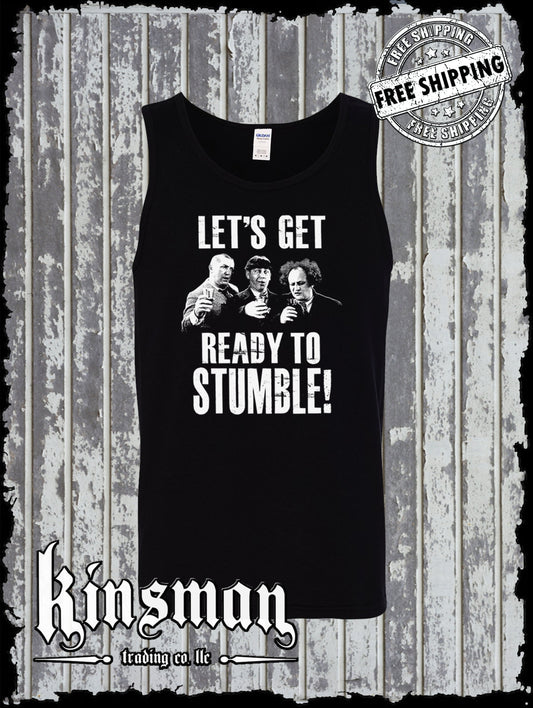 Three Stooges Let's Get Ready To Stumble! Tank Top T-Shirt