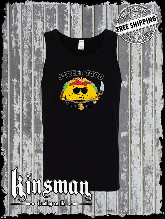 Street Taco Funny Gangster Tank Top T-Shirt Todd Goldman Licensed