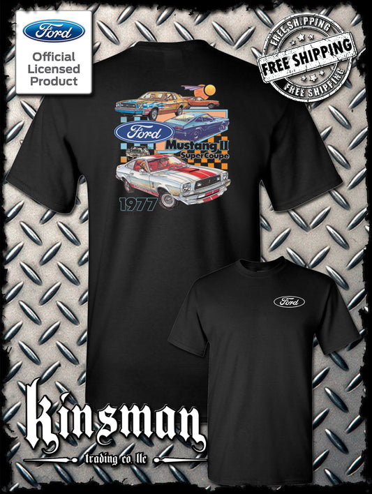 Ford Mustang II Super Coupe 2-Sided T-Shirt