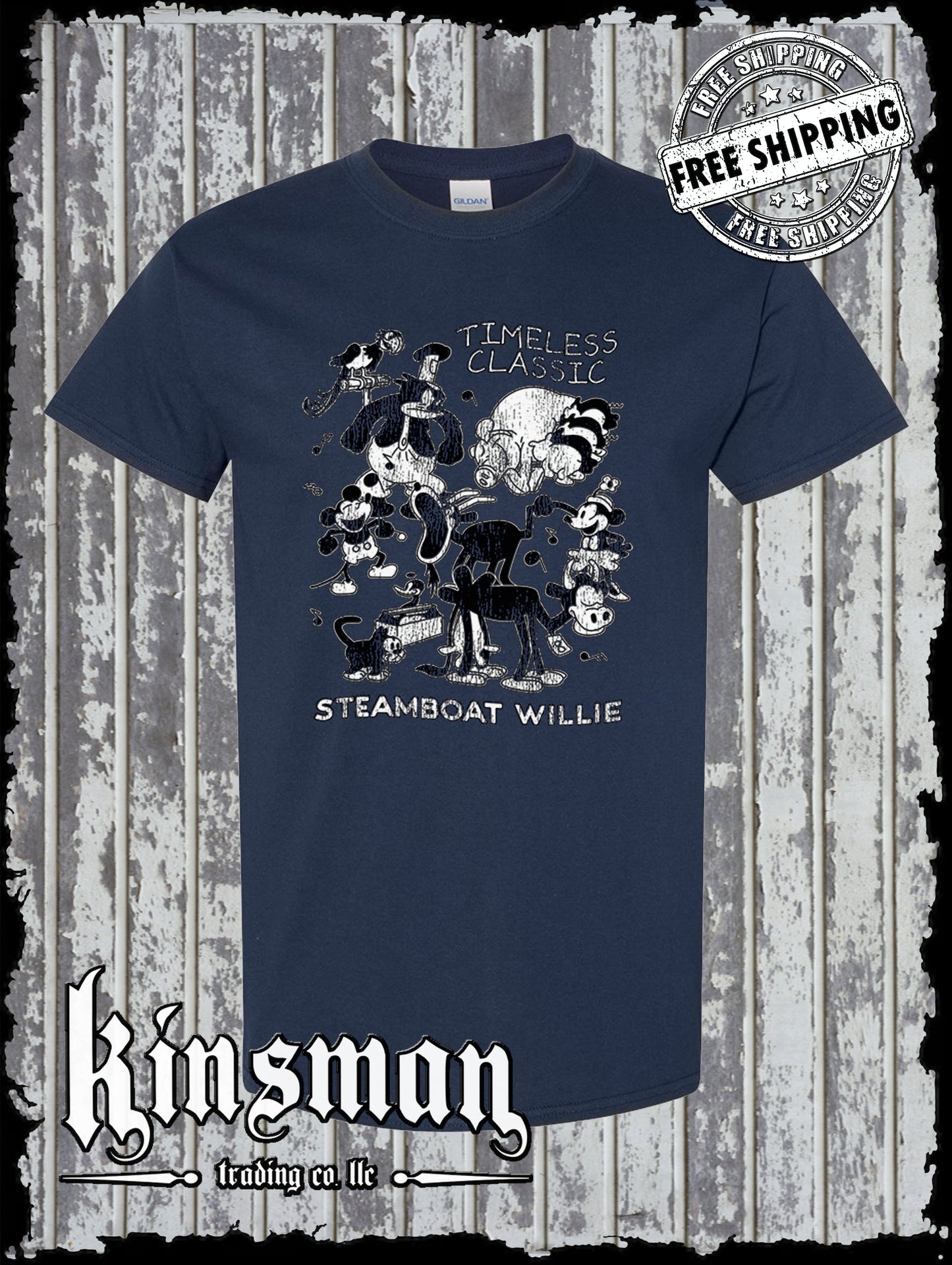 Steamboat Willie Timeless Classic T Shirt / Cartoon Mouse
