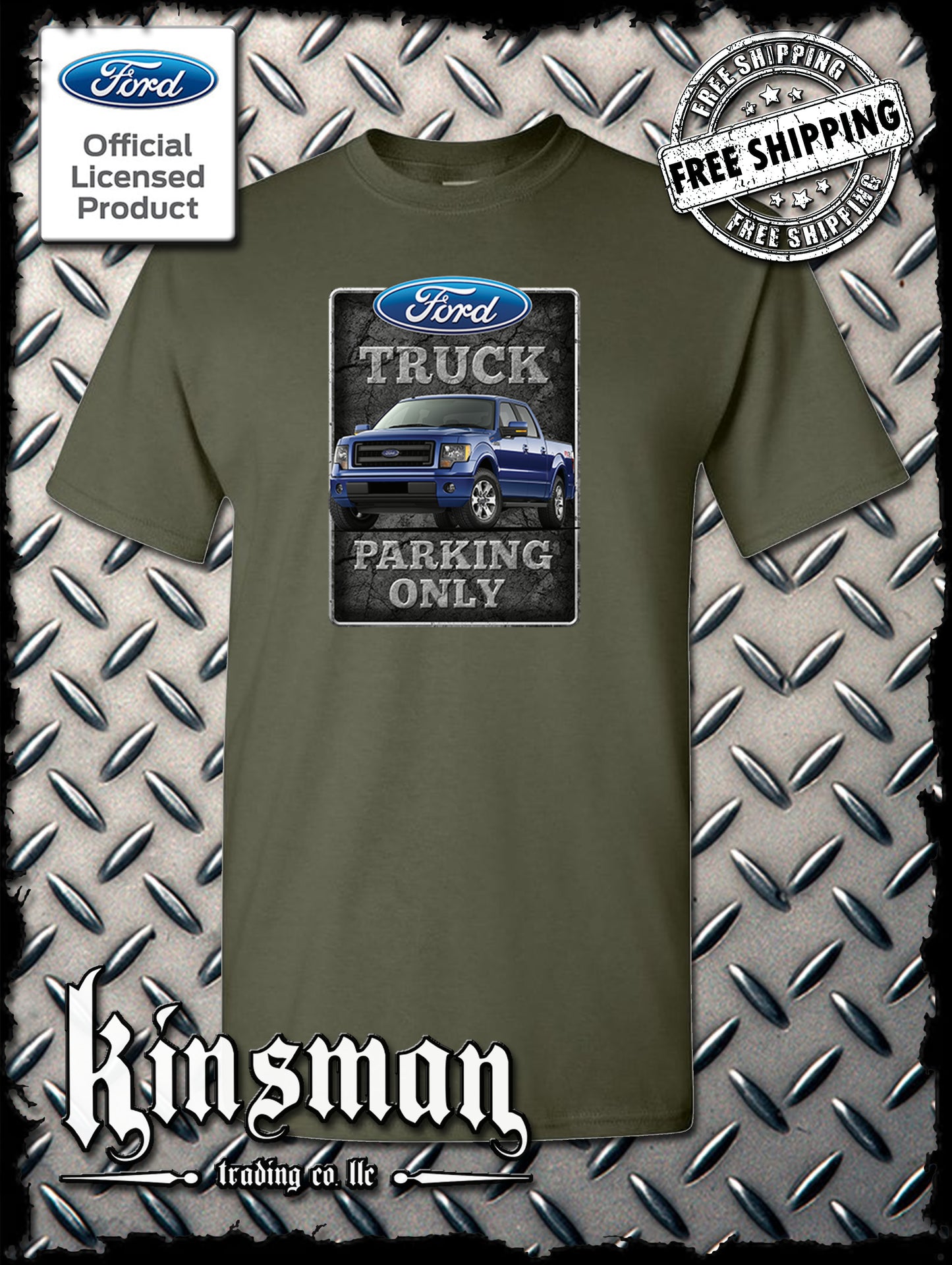 Ford Truck Parking Only T-Shirt F-150 - Official Licensed Product