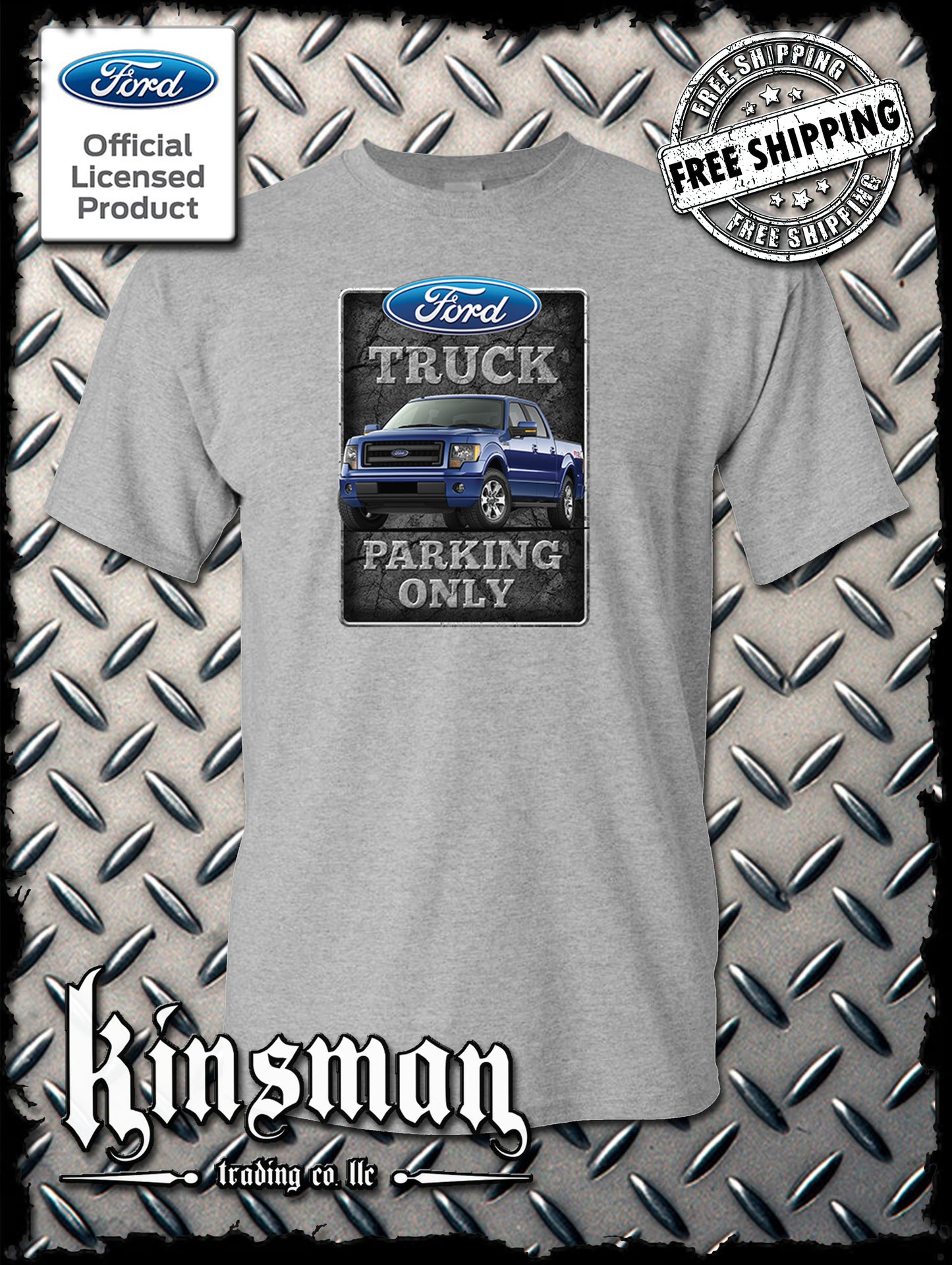 Ford Truck Parking Only T-Shirt F-150 - Official Licensed Product