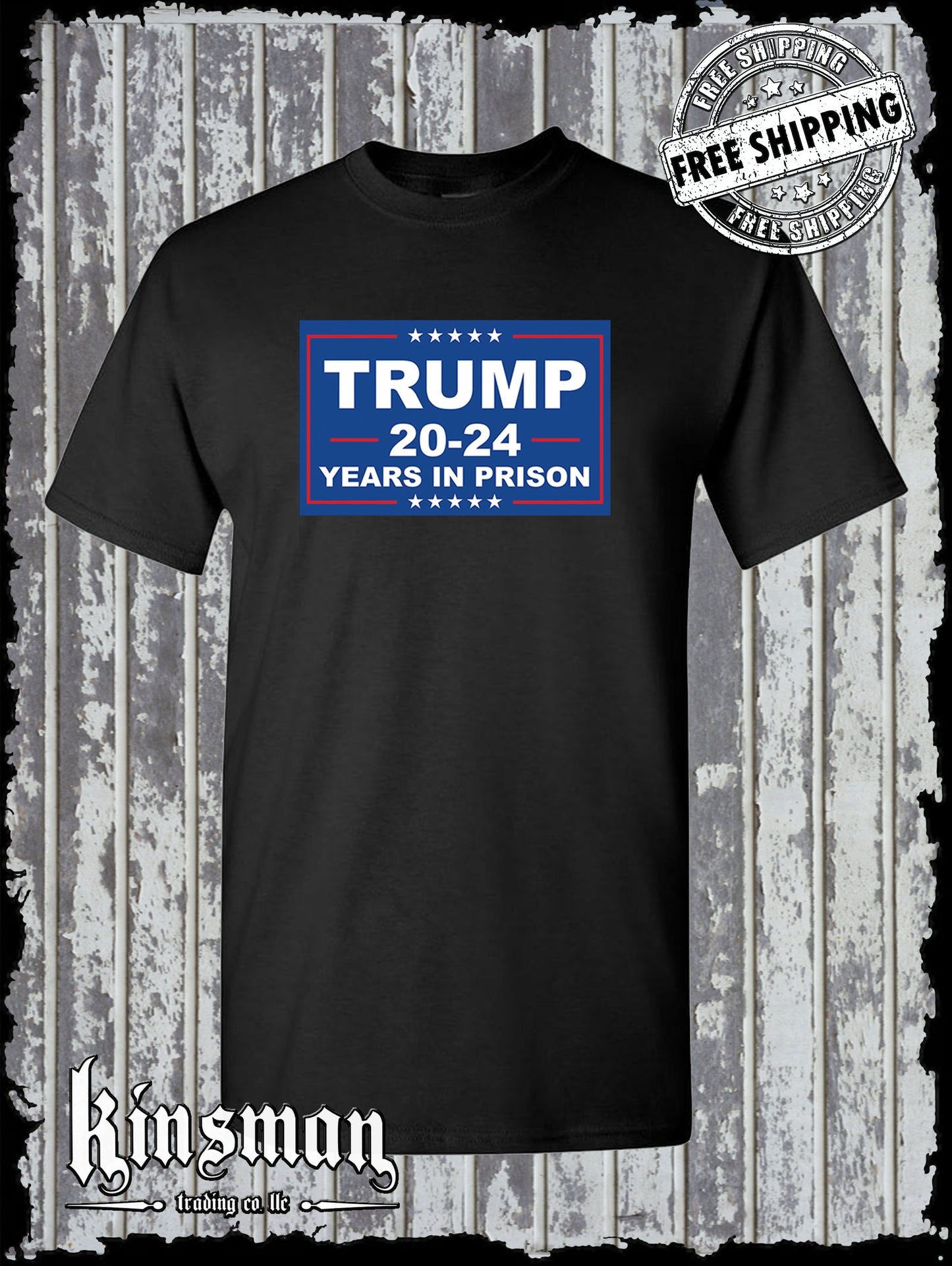 Trump 20-24 Years in PRISON T-Shirt Anti-Republican Joe Biden 2024