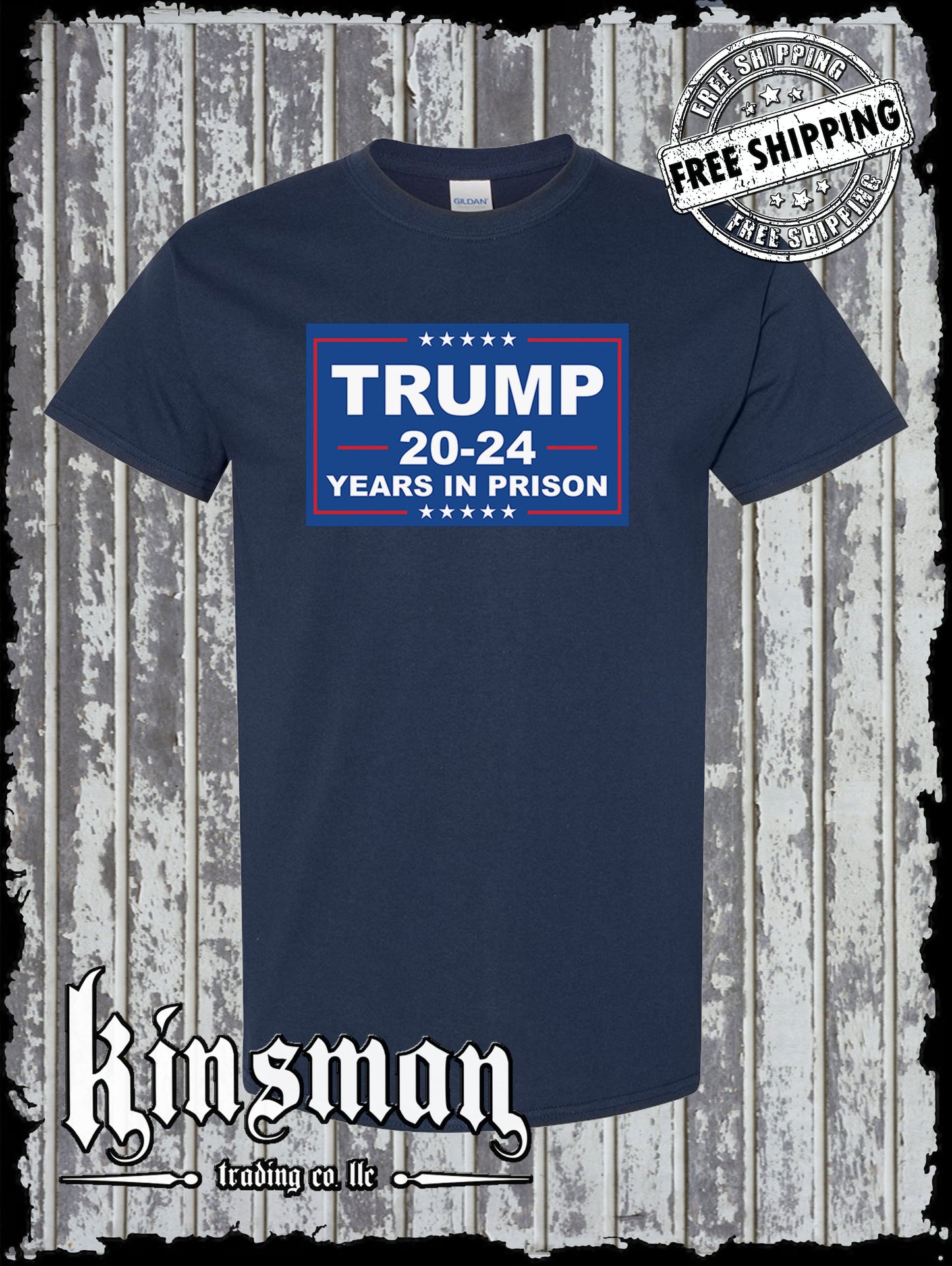 Trump 20-24 Years in PRISON T-Shirt Anti-Republican Joe Biden 2024