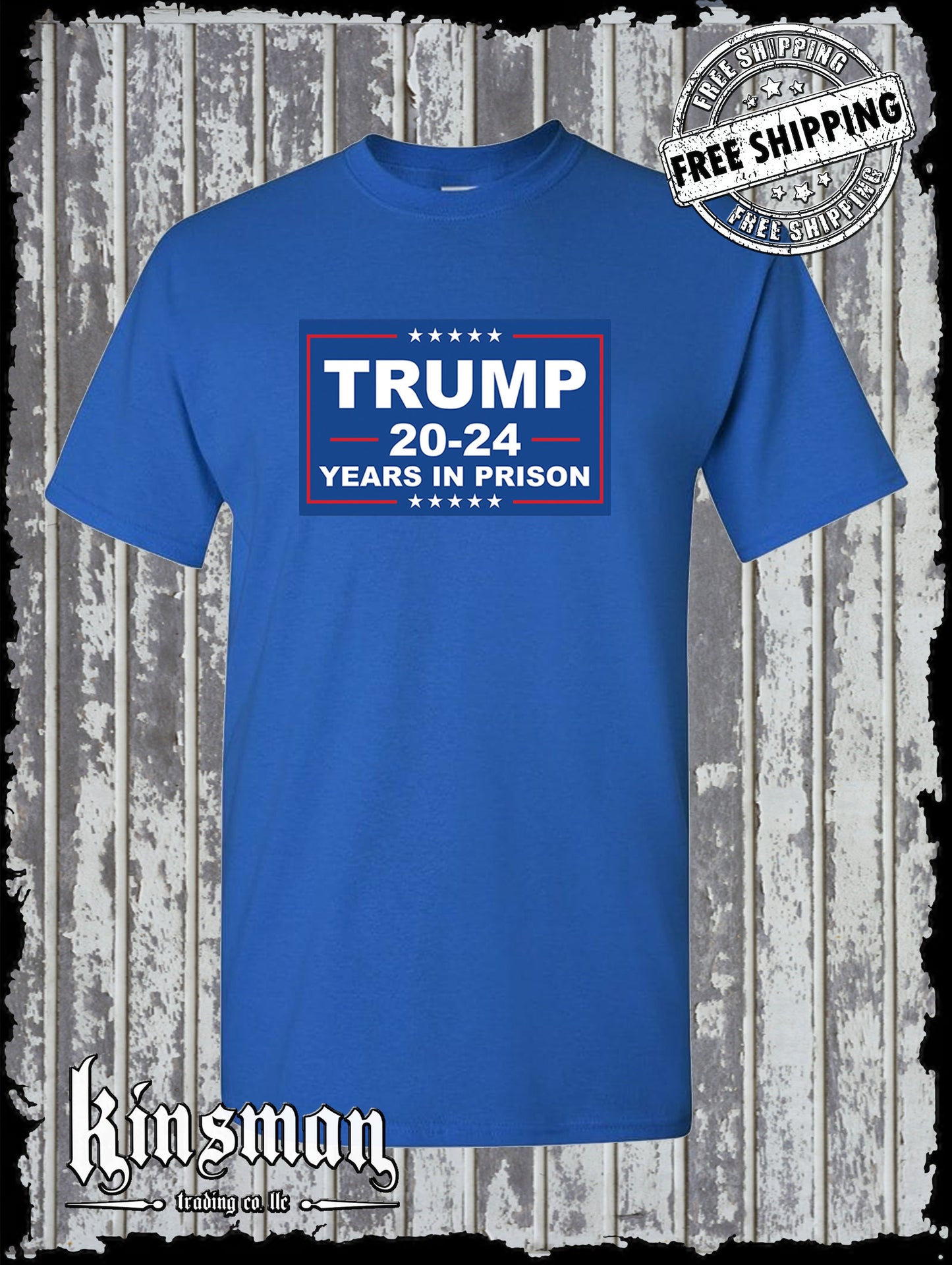 Trump 20-24 Years in PRISON T-Shirt Anti-Republican Joe Biden 2024