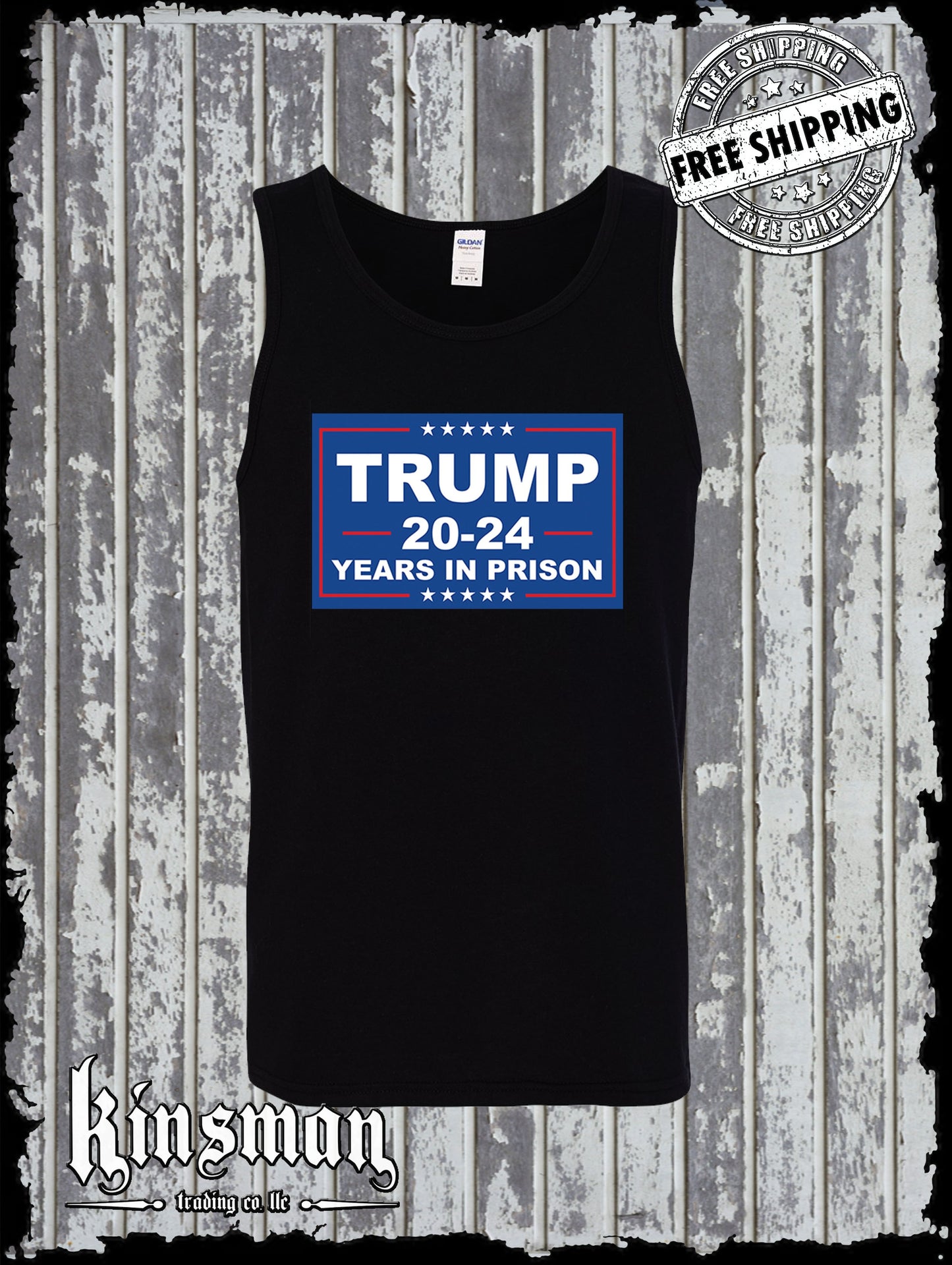 Trump 20-24 Years in PRISON Tank Top T-Shirt Anti-Republican Joe Biden 2024