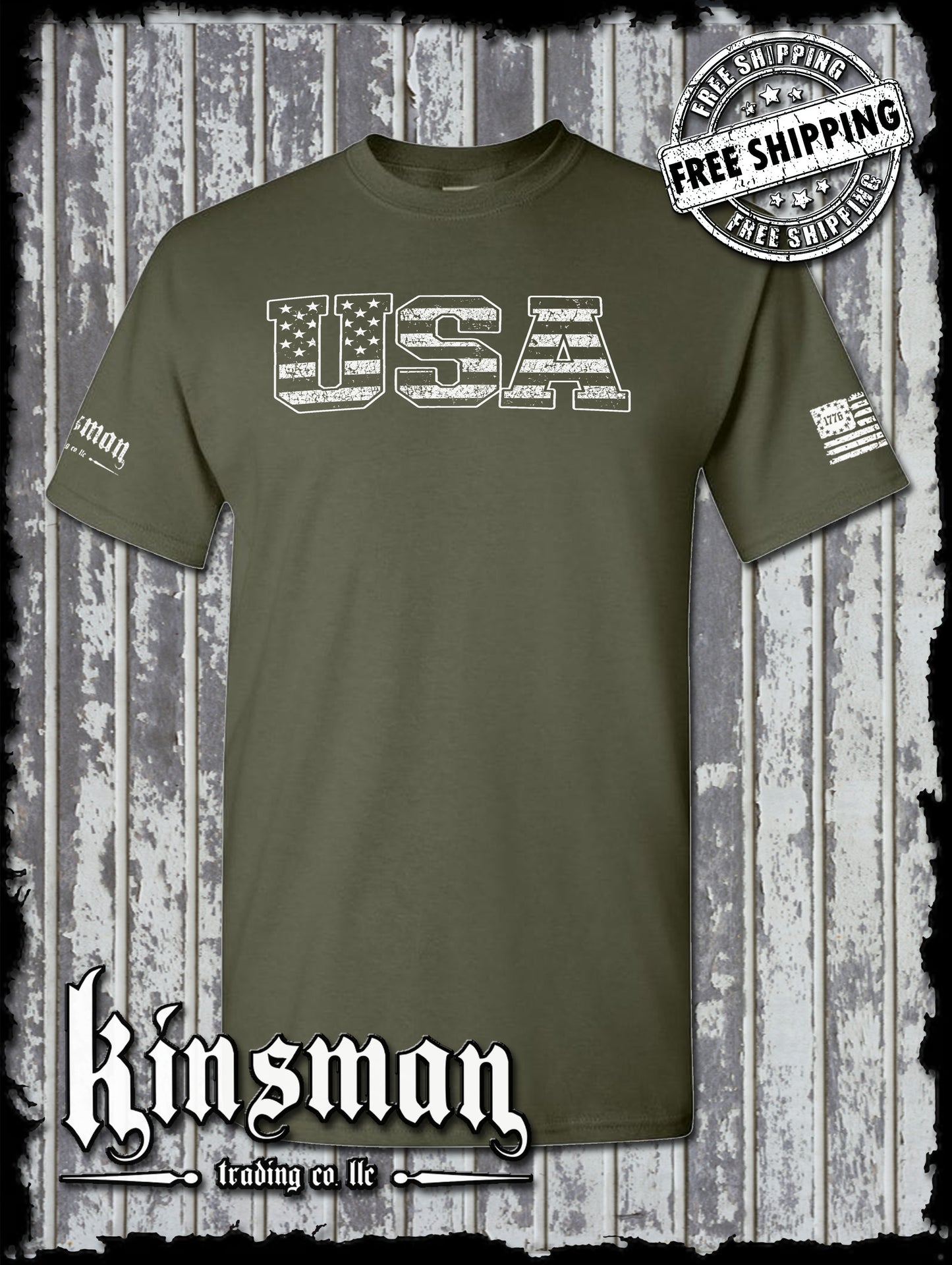 USA American Flag T-Shirt