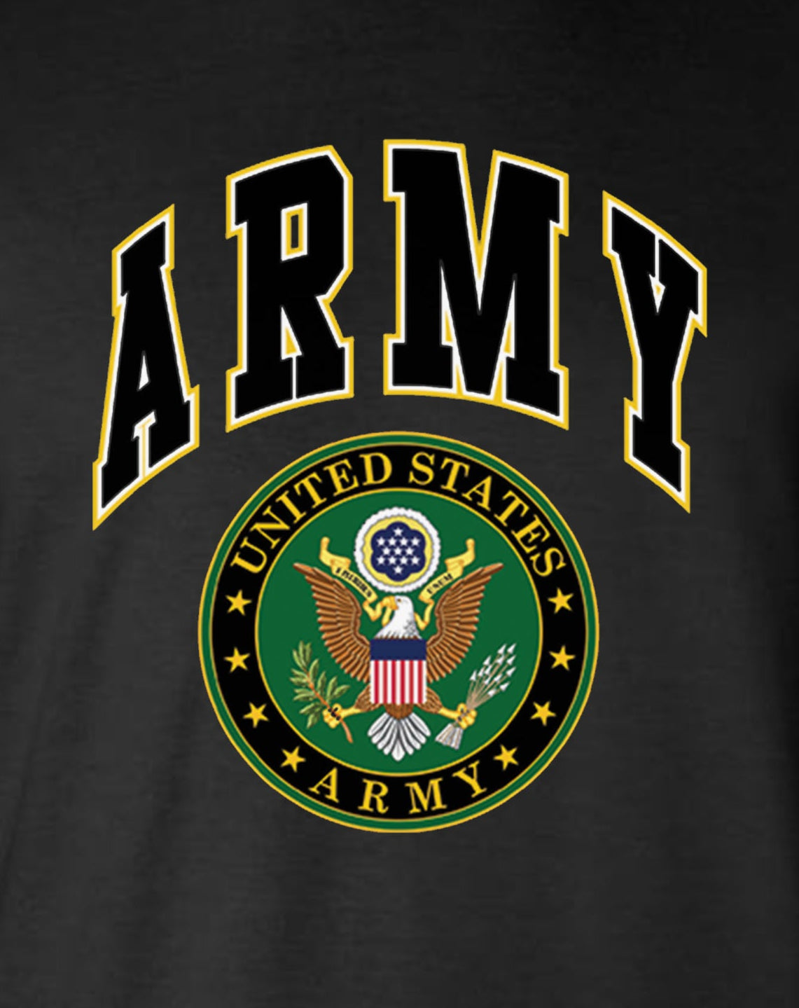 US Army Seal Long Sleeve T-Shirt Official Licensed Military United States of America