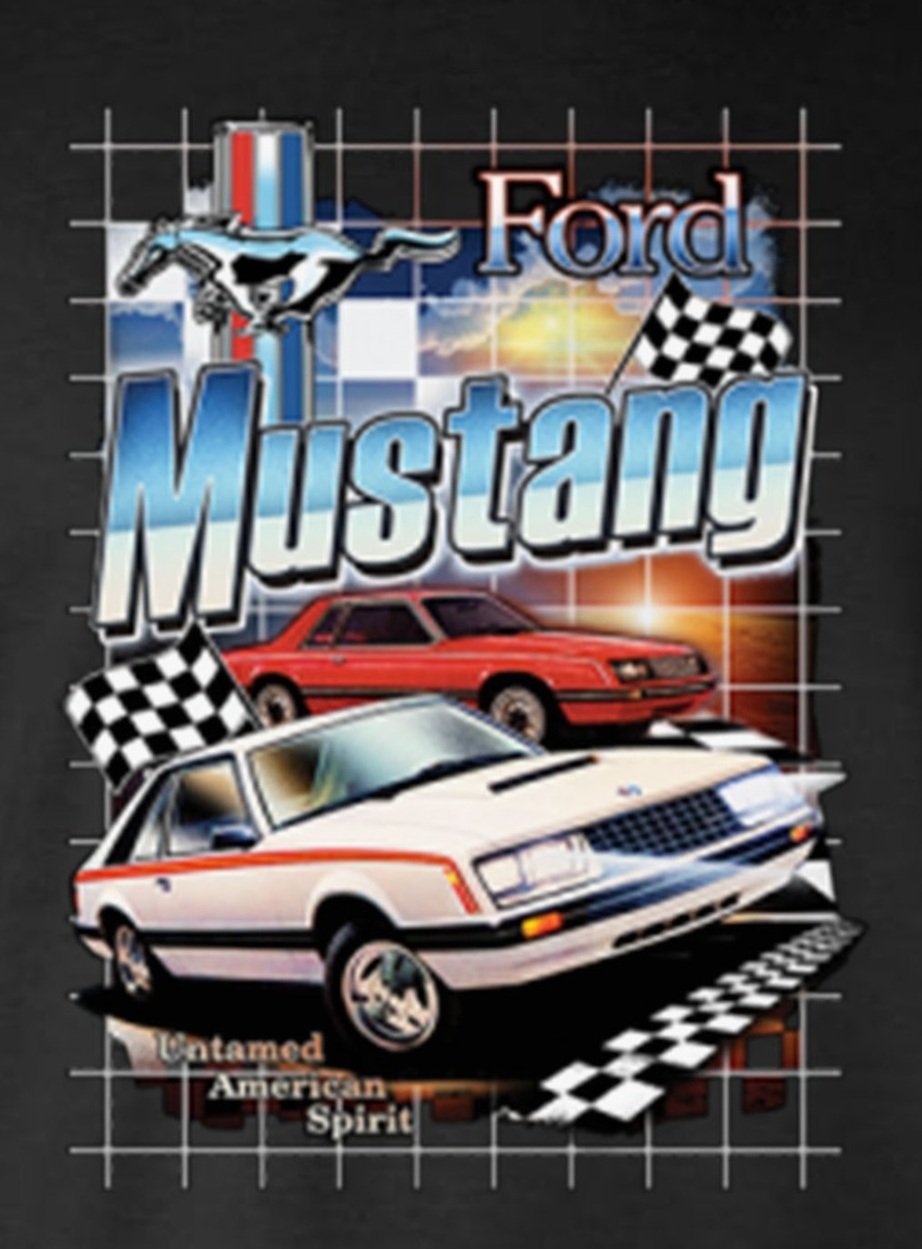 Ford Mustang Untamed American Spirit Long Sleeve T-Shirt