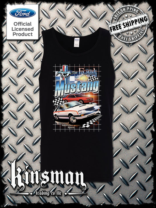 Ford Mustang Untamed American Spirit Tank Top T-Shirt