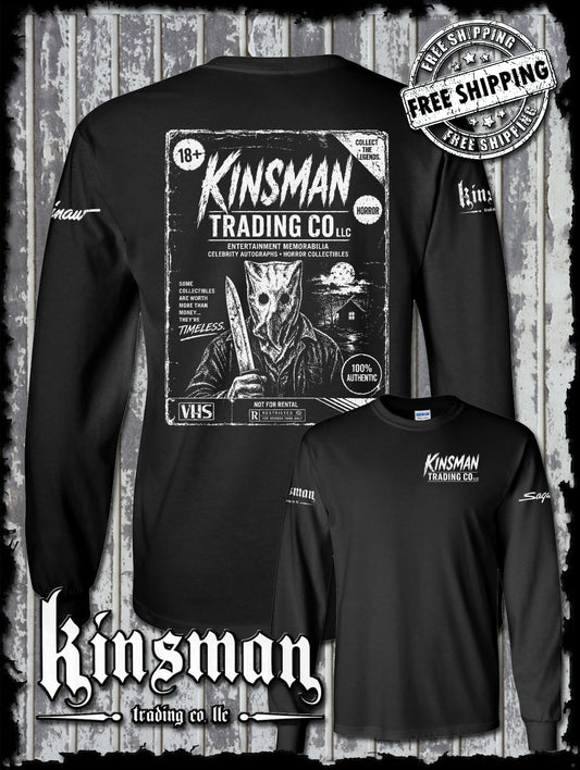 Kinsman Trading Co. LLC VHS Horror Long Sleeve T-Shirt