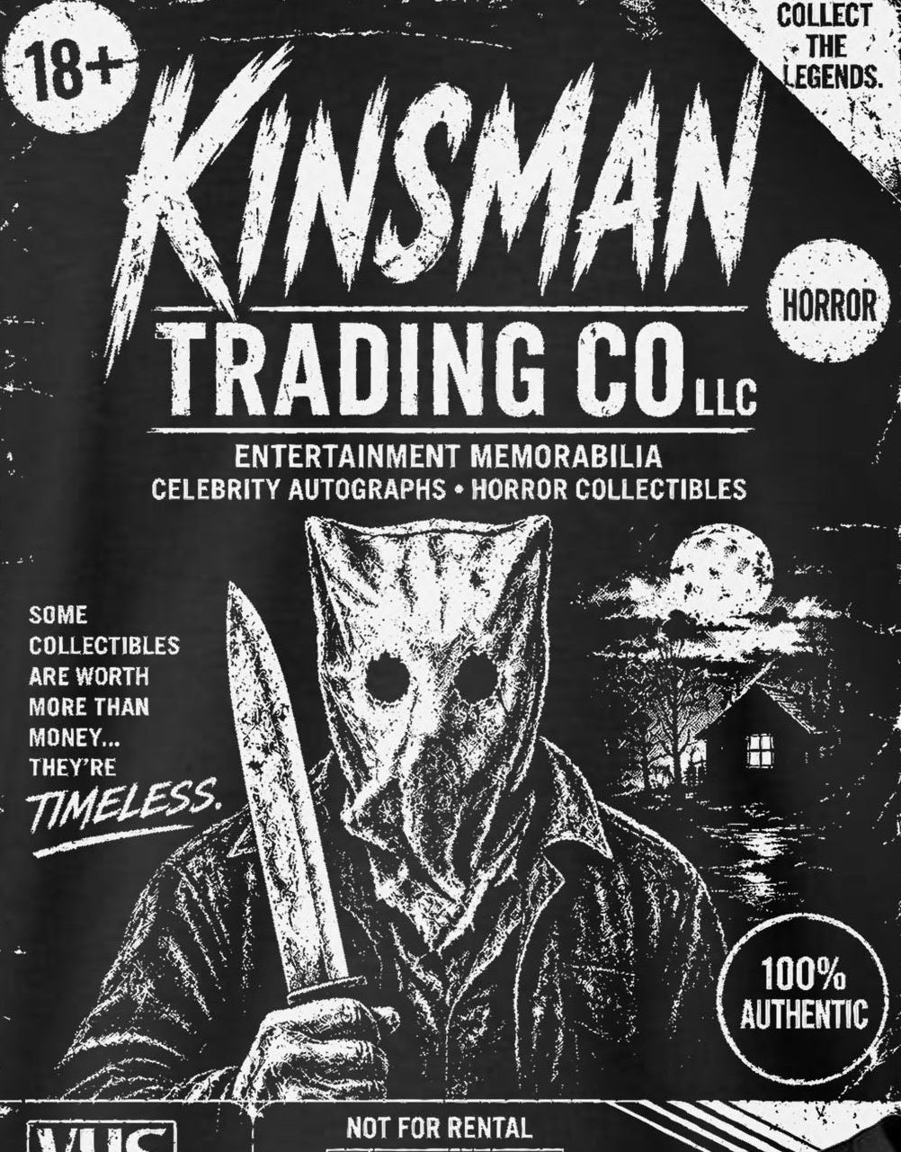 Kinsman Trading Co. LLC VHS Horror T-Shirt
