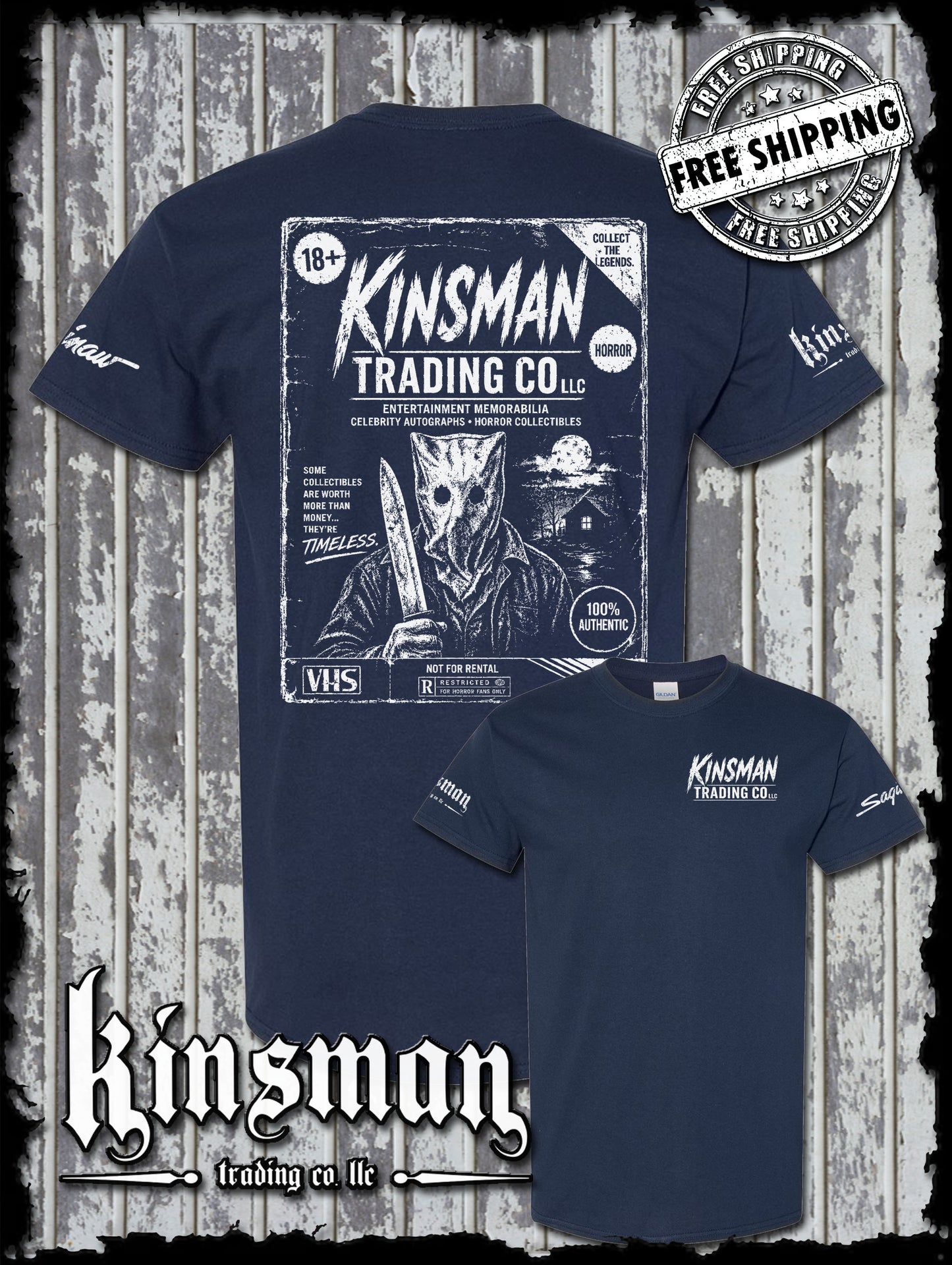 Kinsman Trading Co. LLC VHS Horror T-Shirt