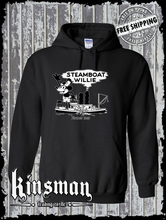Steamboat Willie Vintage 1928 Hoodie / Sweatshirt Cartoon Mouse