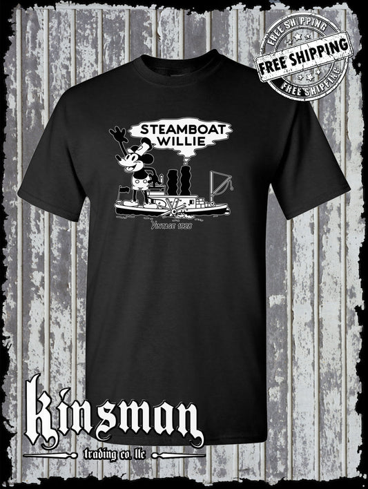 Steamboat Willie Vintage 1928 T Shirt / Cartoon Mouse