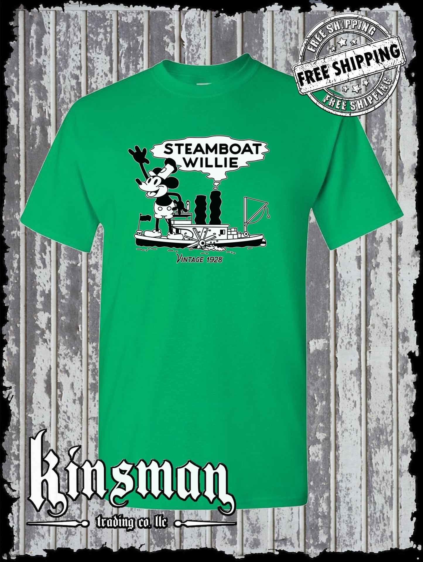 Steamboat Willie Vintage 1928 T Shirt / Cartoon Mouse