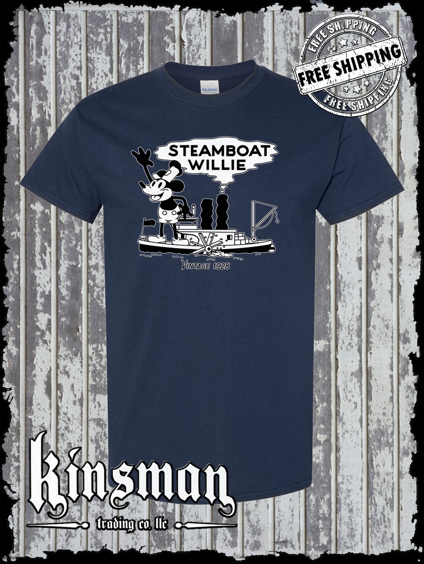 Steamboat Willie Vintage 1928 T Shirt / Cartoon Mouse
