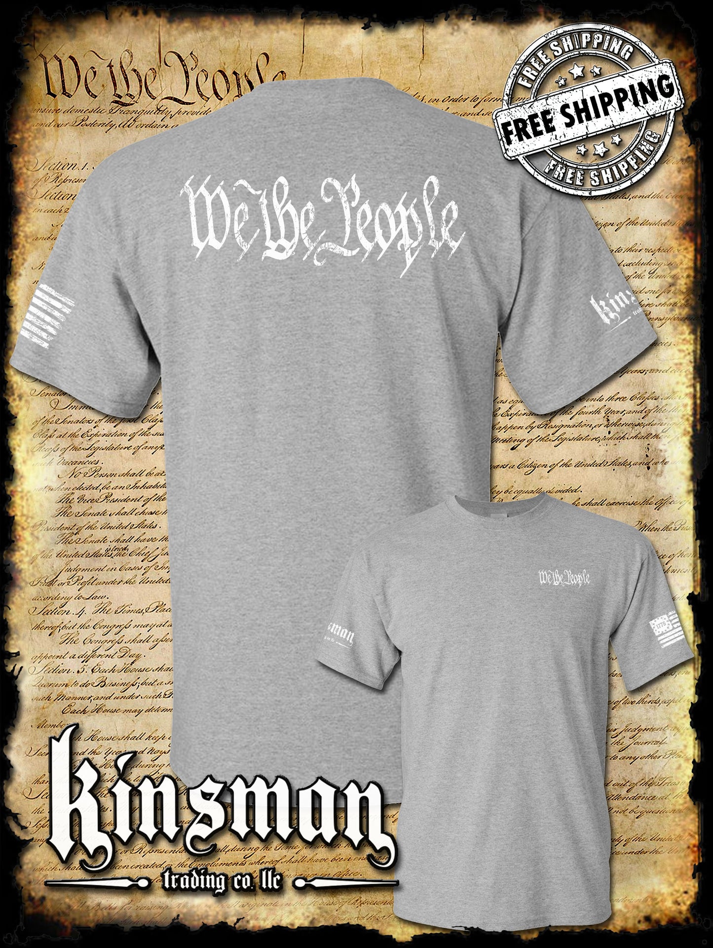 We The People 2nd Amendment 2-Sided T-Shirt