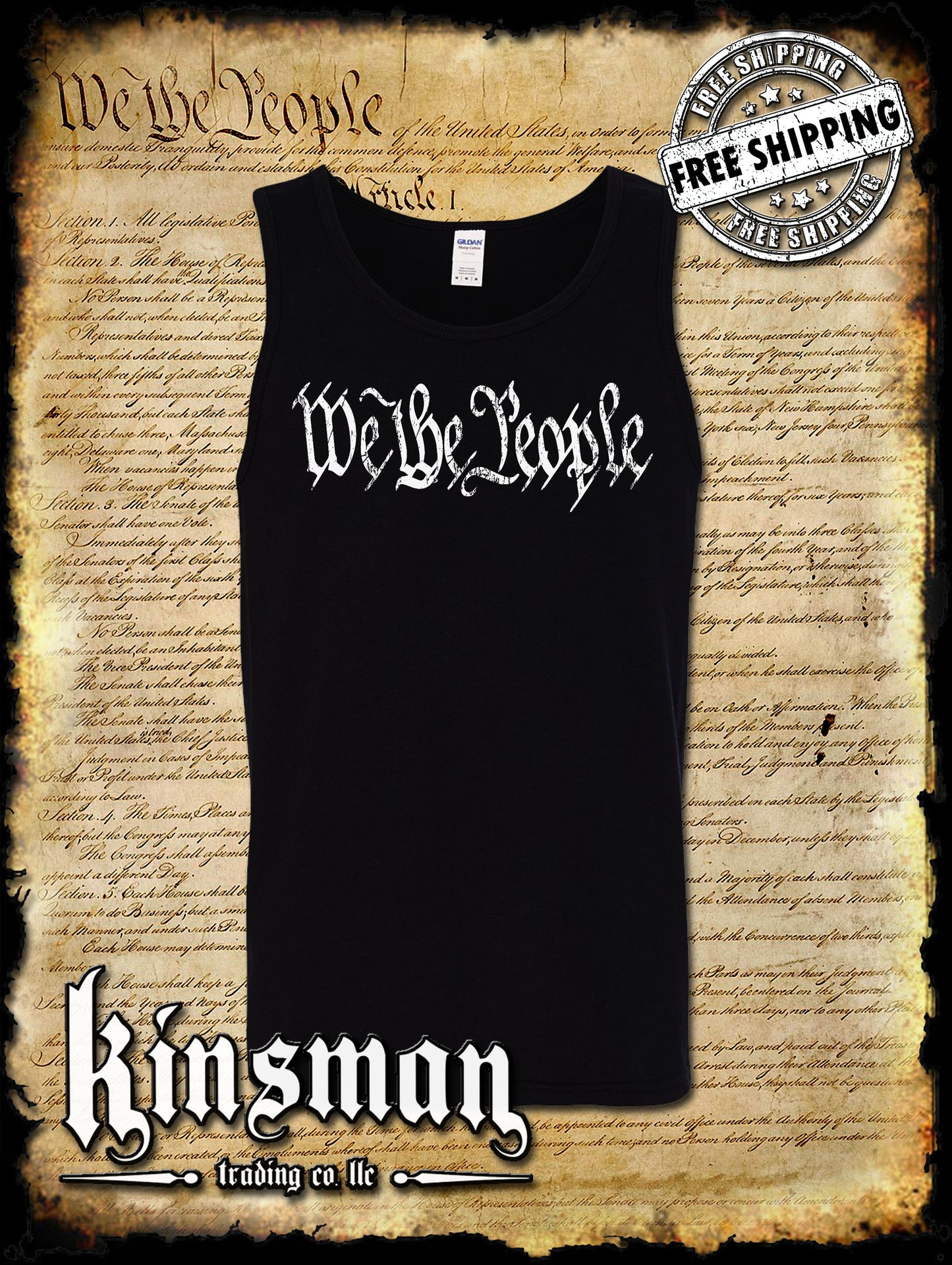 We The People 2nd Amendment Tank Top T-Shirt