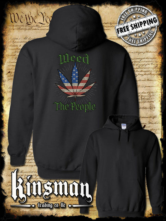 Weed The People American Flag Pot Leaf Hoodie / Sweatshirt