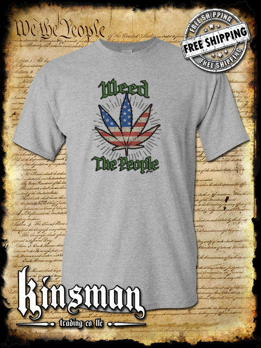 Weed The People American Flag Pot Leaf T-Shirt