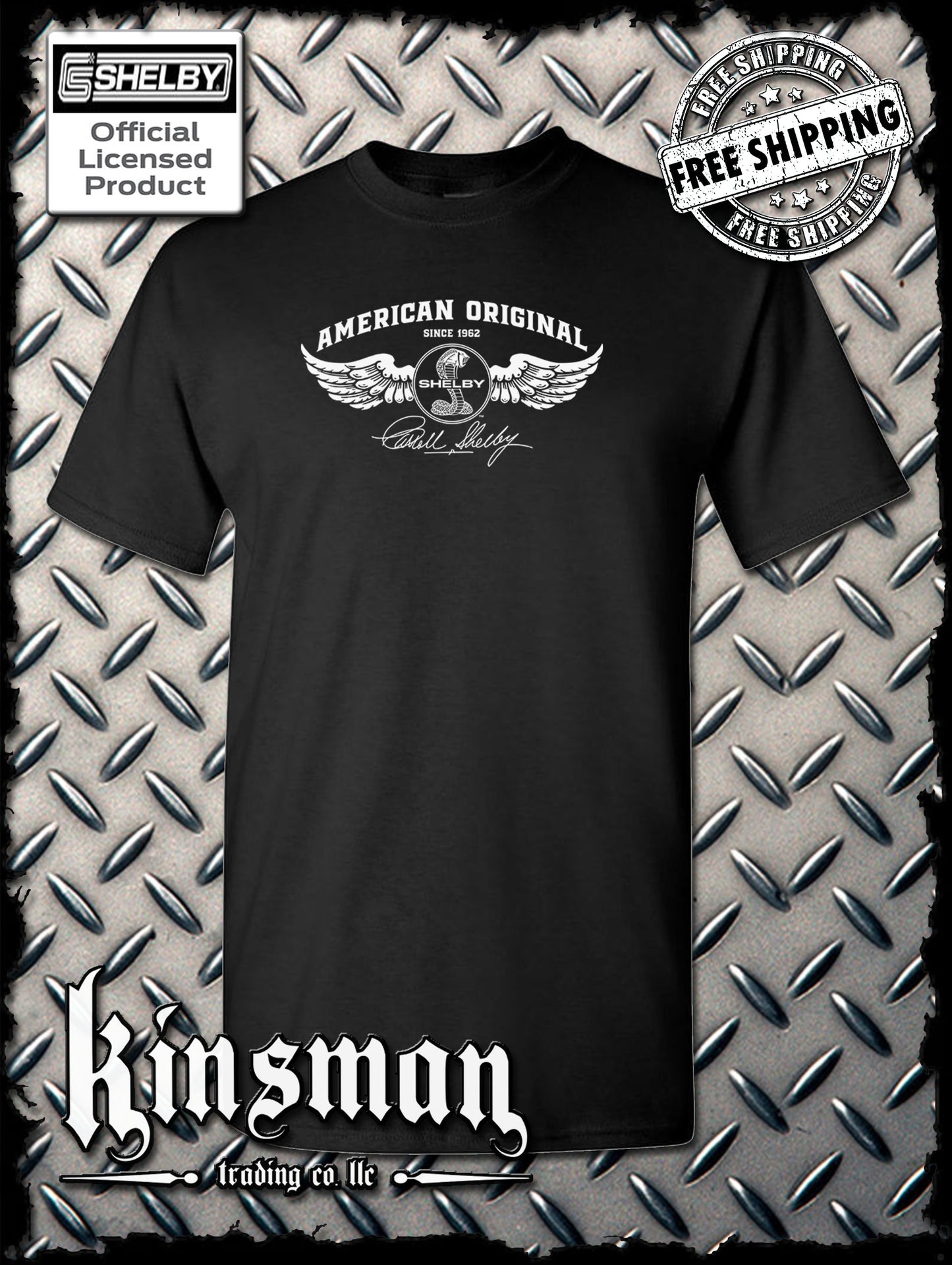 Carroll Shelby Winged Cobra T-Shirt