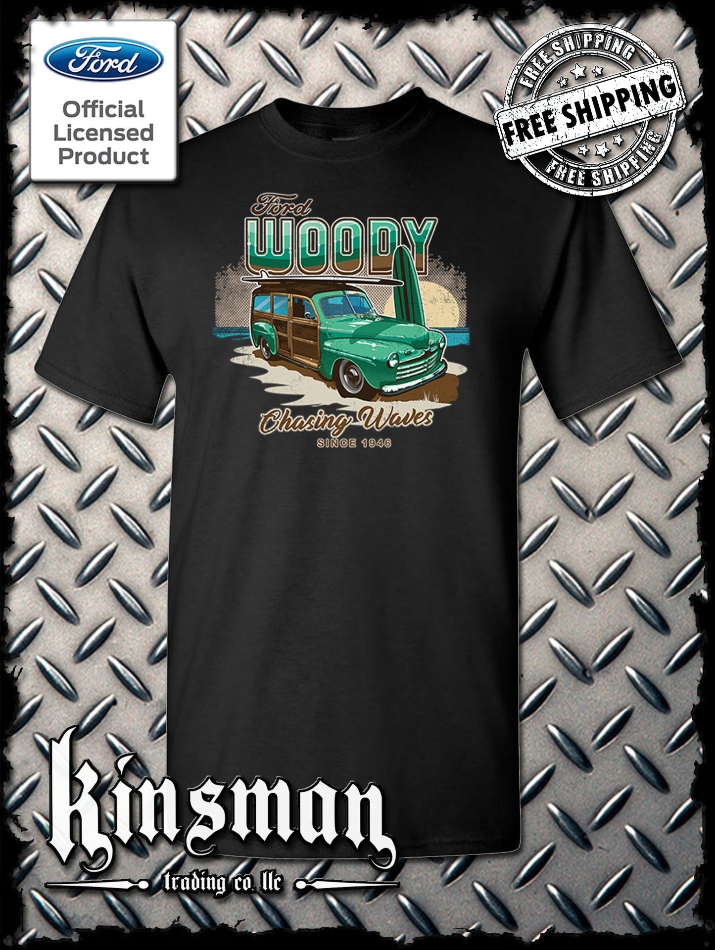 1946 Ford Woody Wagon T-Shirt