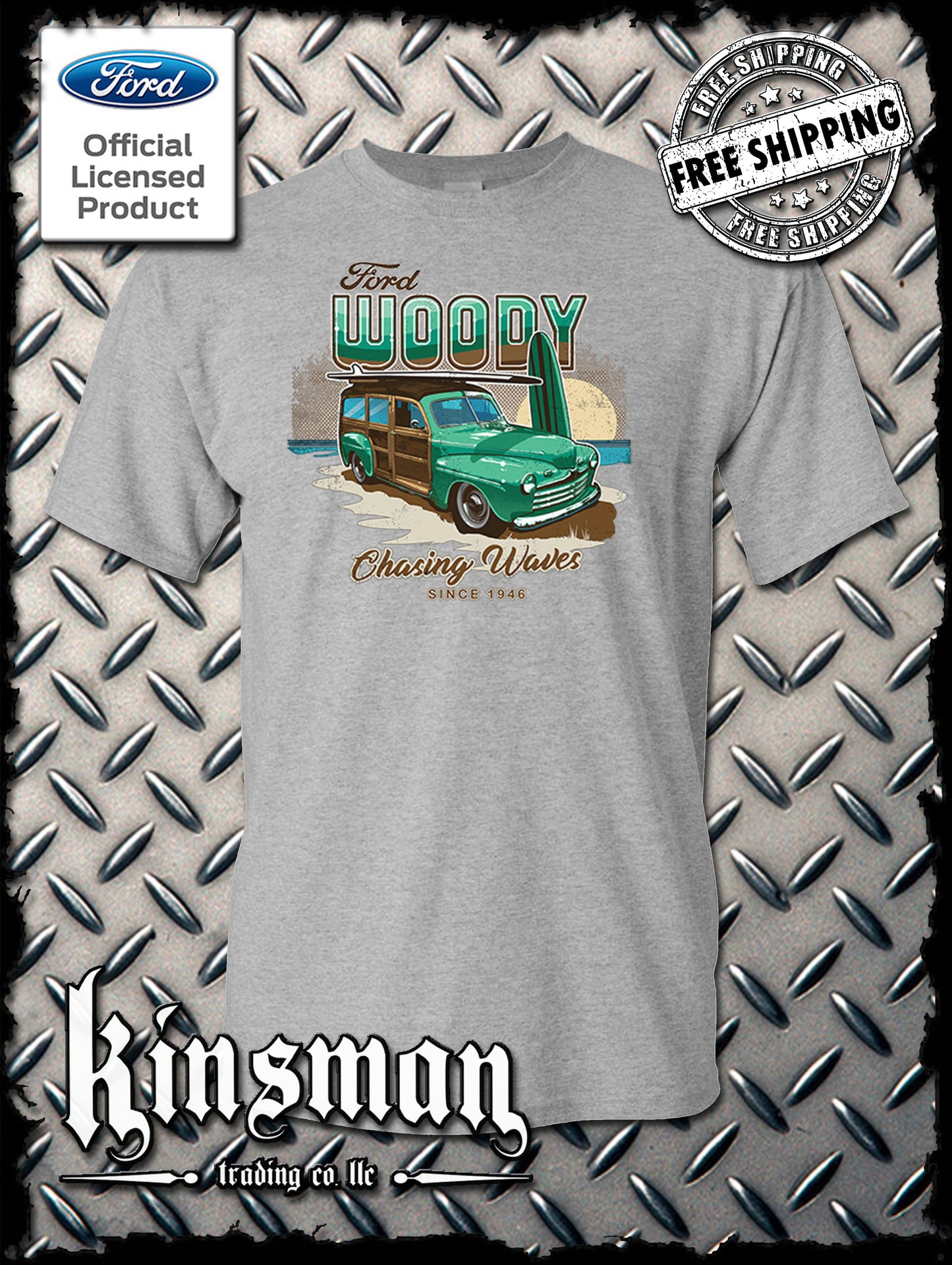 1946 Ford Woody Wagon T-Shirt