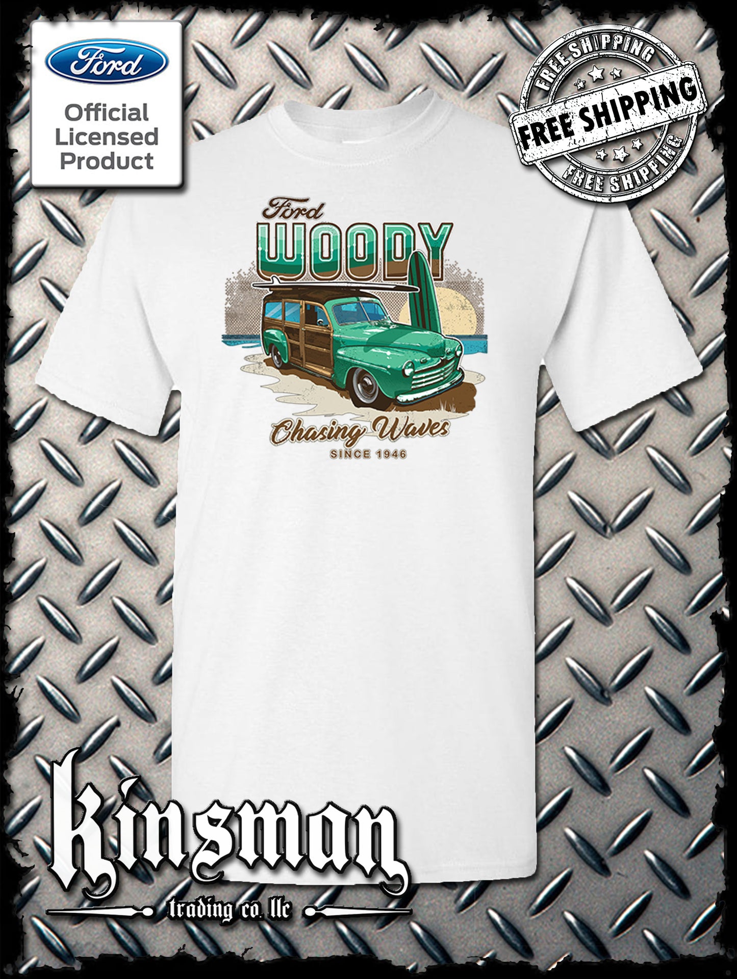 1946 Ford Woody Wagon T-Shirt