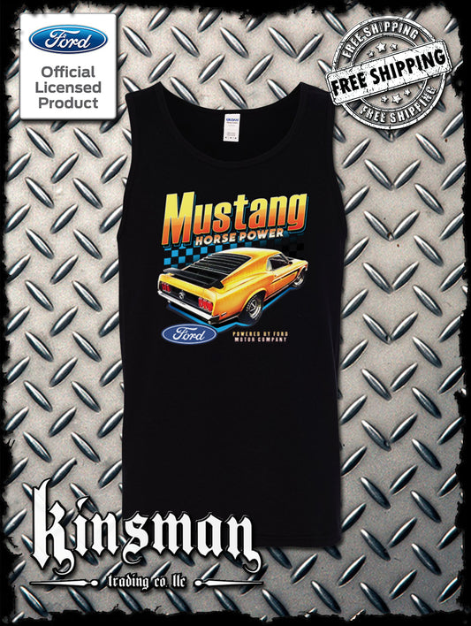 Ford Mustang Horsepower Tank Top T-Shirt