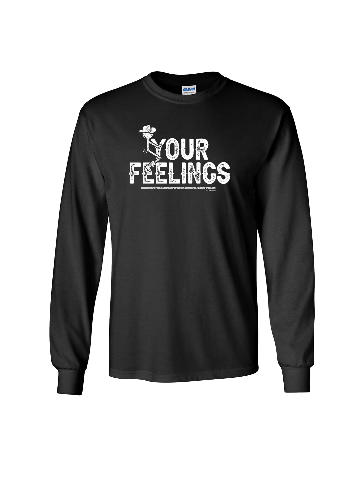 Fck Your Feelings Long Sleeve T-Shirt / Funny Retro Vintage Style 2nd Amendment Freedom USA
