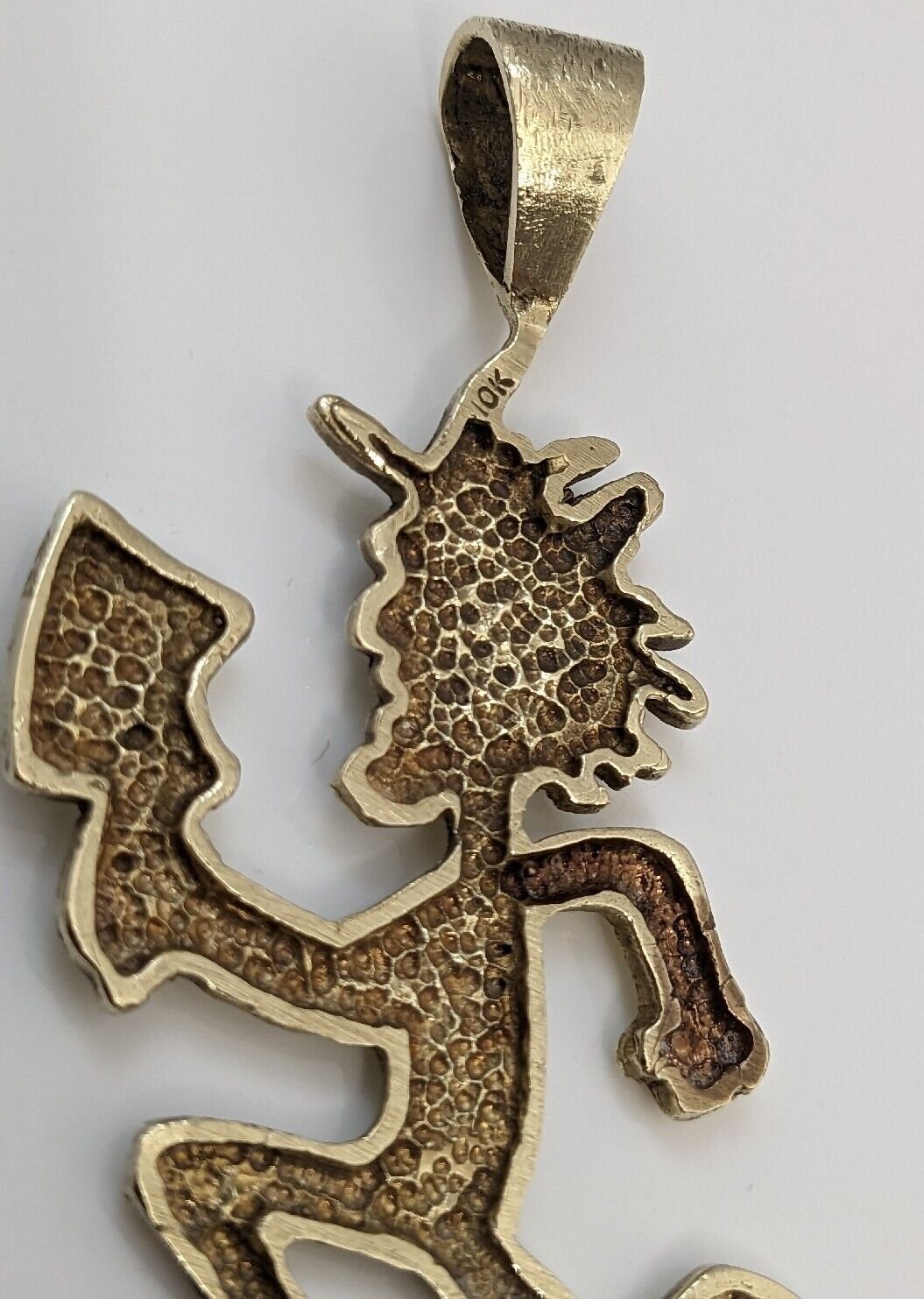 Insane Clown Posse 10k Gold Vintage 1999 Hatchetman Charm ICP Detroit Hip Hop