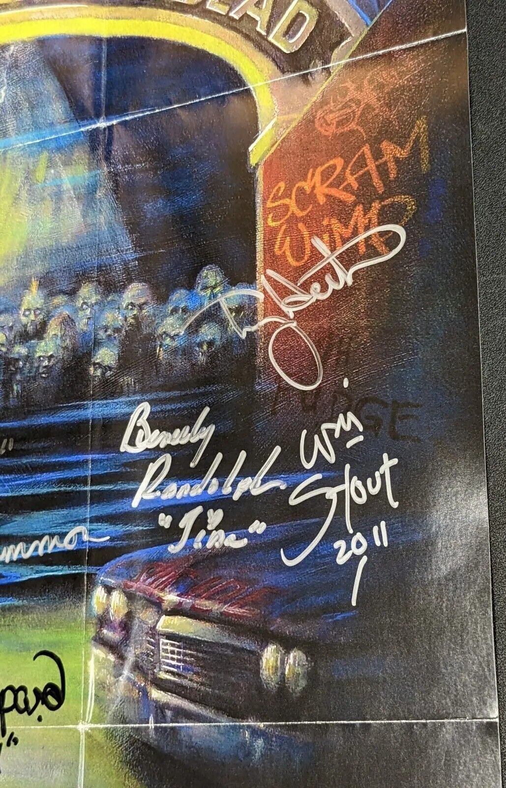 More Brains! Return of the Living Dead 12x18 Poster Signed 19x Cast & Crew