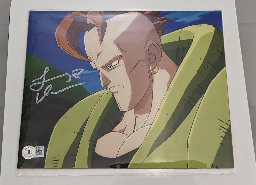 Jeremy Inham Signed 8x10 Photo Beckett Android 16 Dragon Ball Z Anime