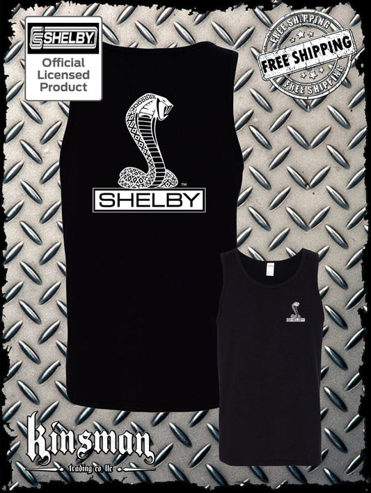 Shelby Cobra Logo 2 Sided Tank Top T-Shirt Official Licensed Product