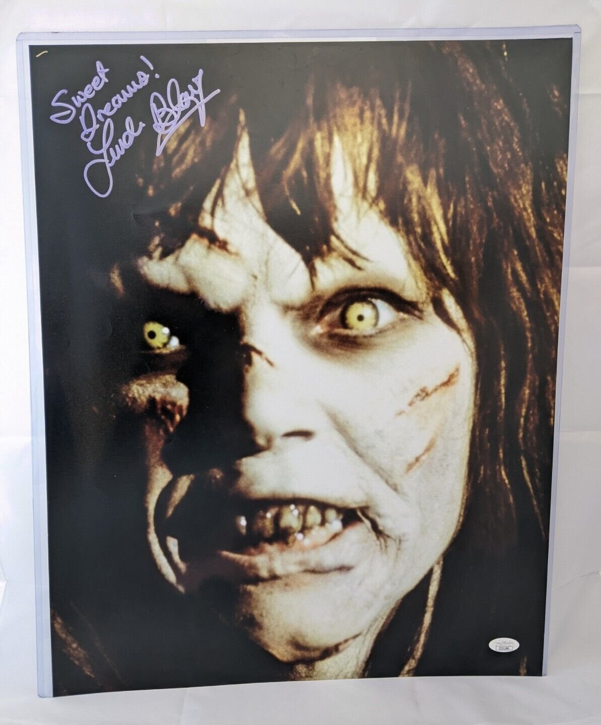 Linda Blair Autographed / Signed 16x20 Exorcist Poster / Photo *JSA Certified*