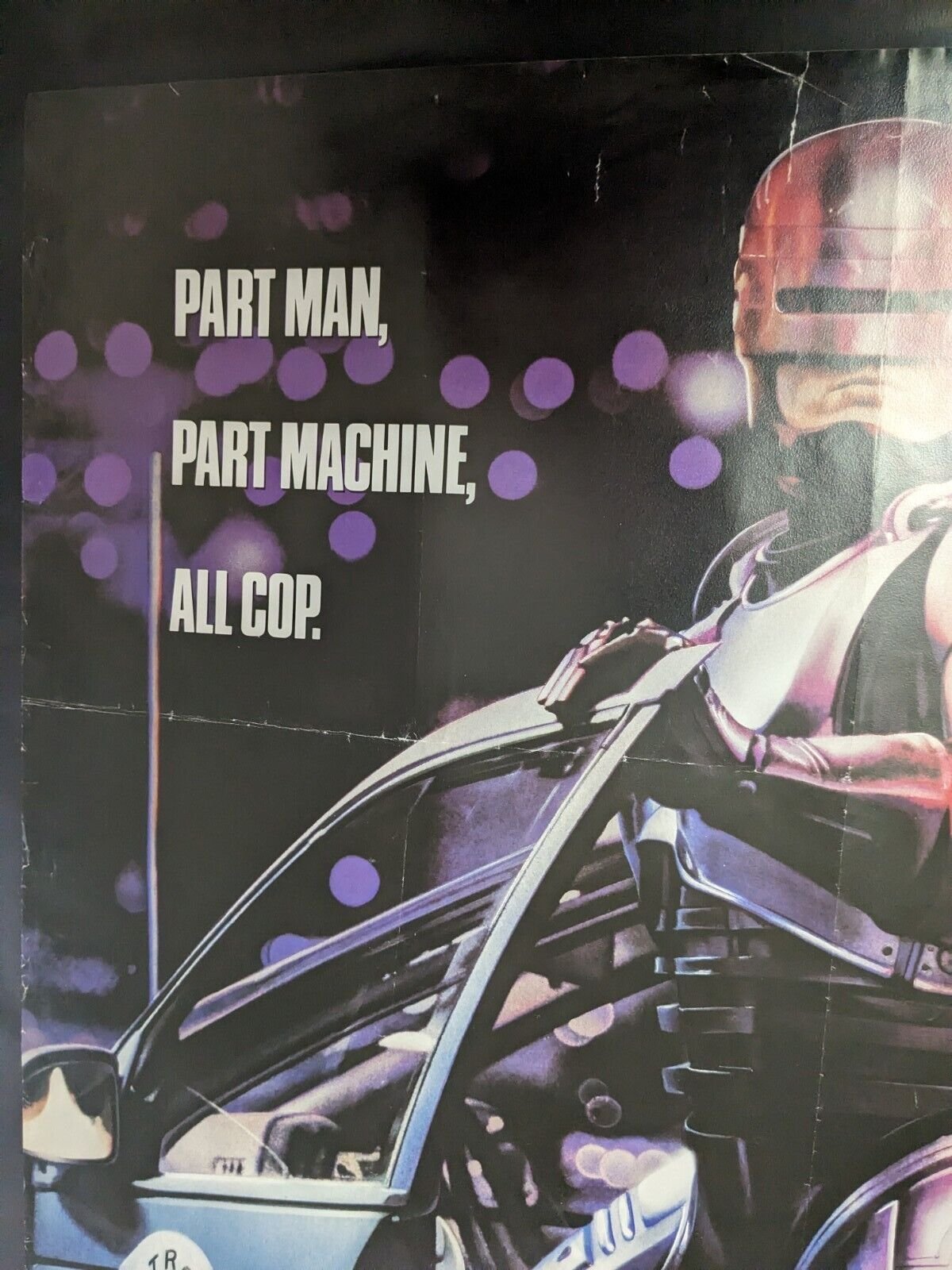 Robocop 1987 Original Home Video 25x39 Poster Folded One Sheet