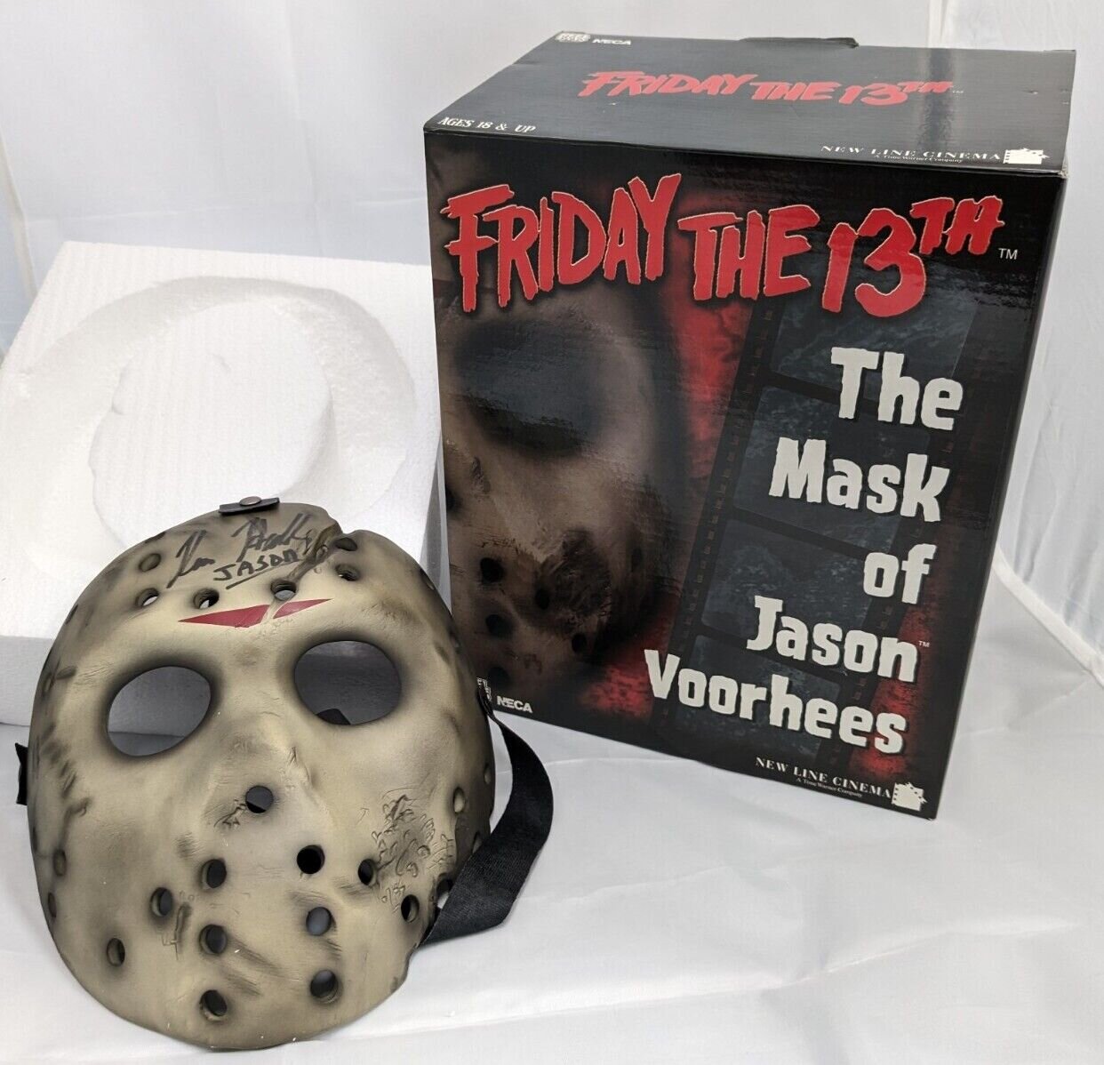 Friday the 13th Neca / Reel Toys Mask Of Jason Signed by Kane Hodder 2004