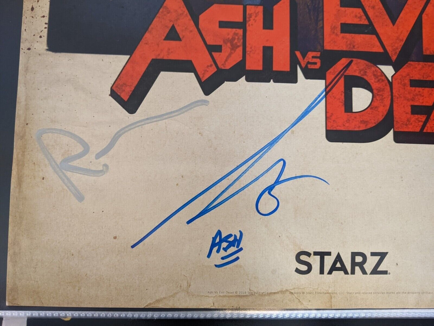 Ash vs Evil Dead NYCC 2017 16x24 Poster Signed 5x Bruce Campbell, Santiago, Dana