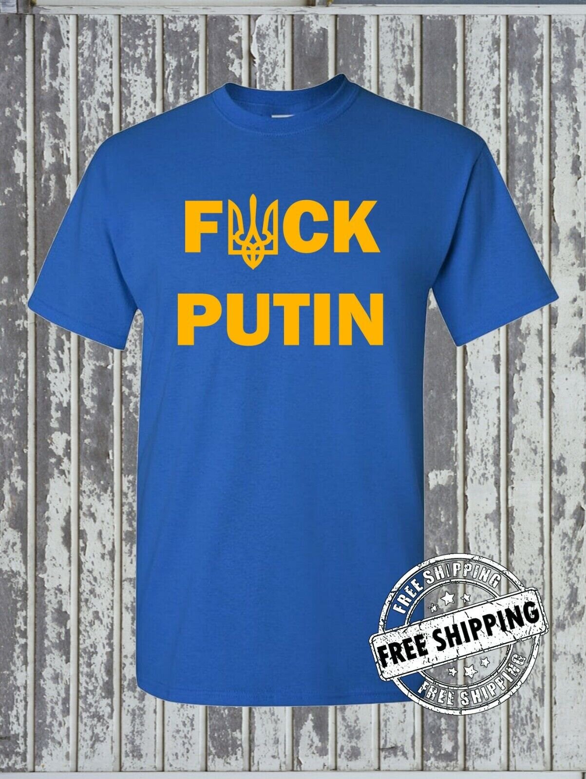 F*CK PUTIN T-Shirt - Support Ukraine Anti-Russia Tee