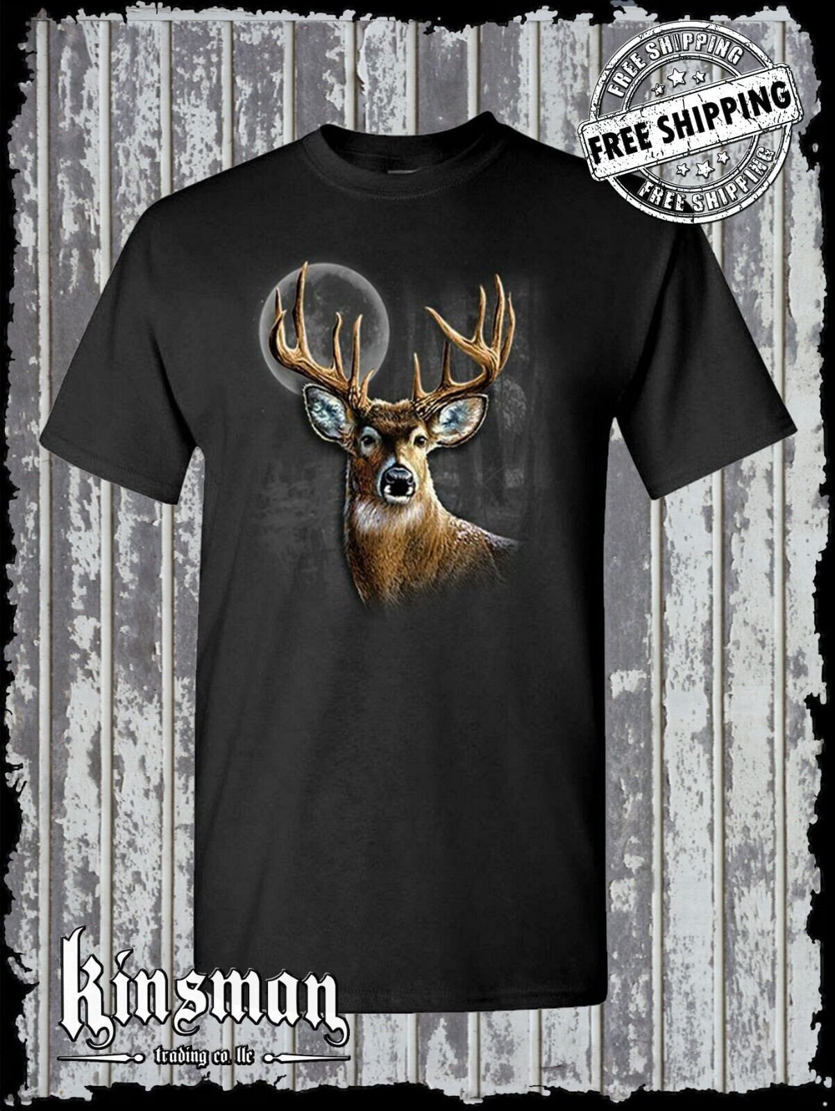 Whitetail Deer Wilderness T-Shirt / Nature Hunting Dad Gift