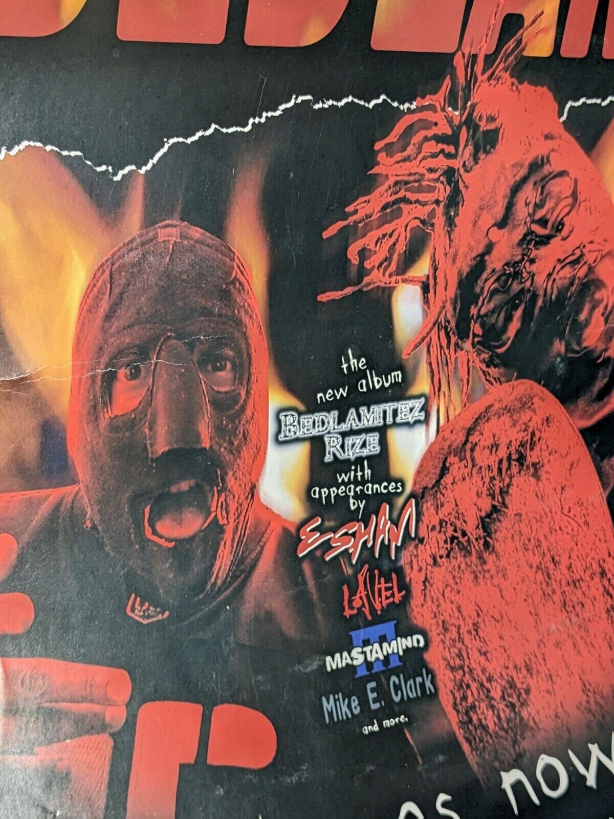 Bedlam Bedlamitez Rise 13x19 Promo Poster Horrorcore ICP KGP Esham Saginaw Rap