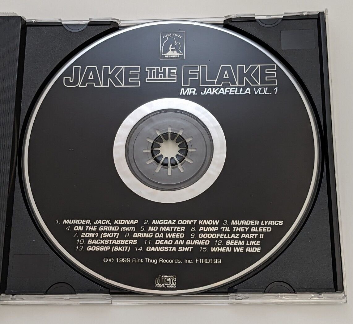 Jake the Flake / Project Born Signed Mr Jakafella CD Dayton Family Flint Rap ICP