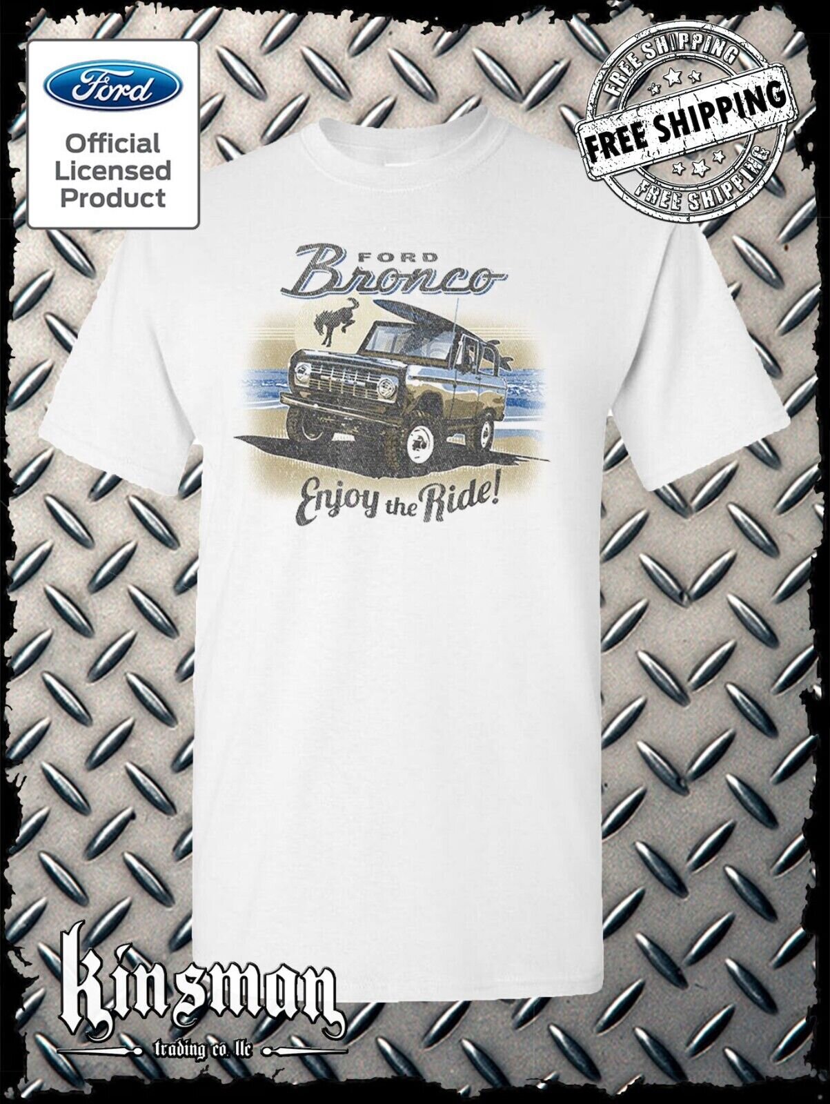 Ford Bronco Enjoy The Ride T-Shirt - Official Licensed Product