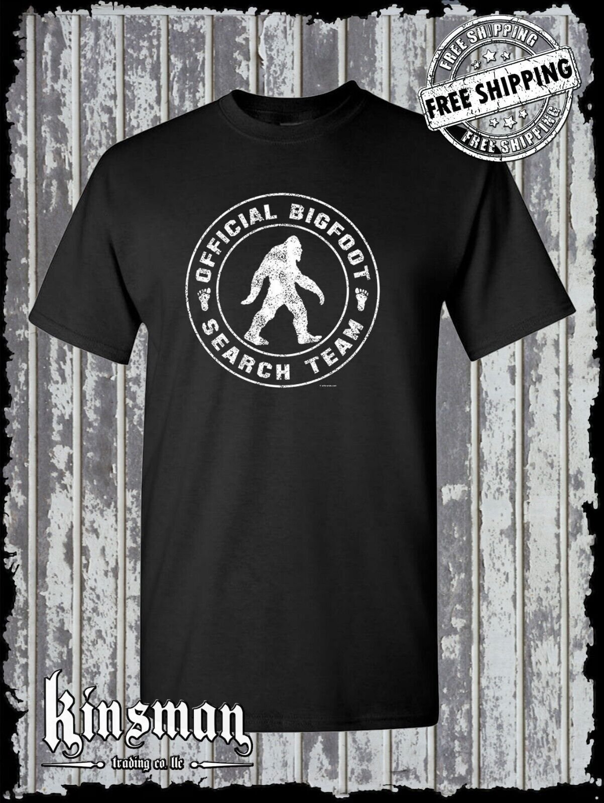 Official Bigfoot Search Team T-Shirt / Sasquatch Research Rescue