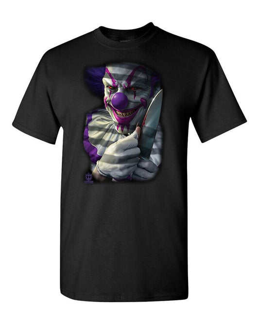 Licensed Tom Wood Mischief The Insane Clown T-Shirt - Wicked Halloween Killer