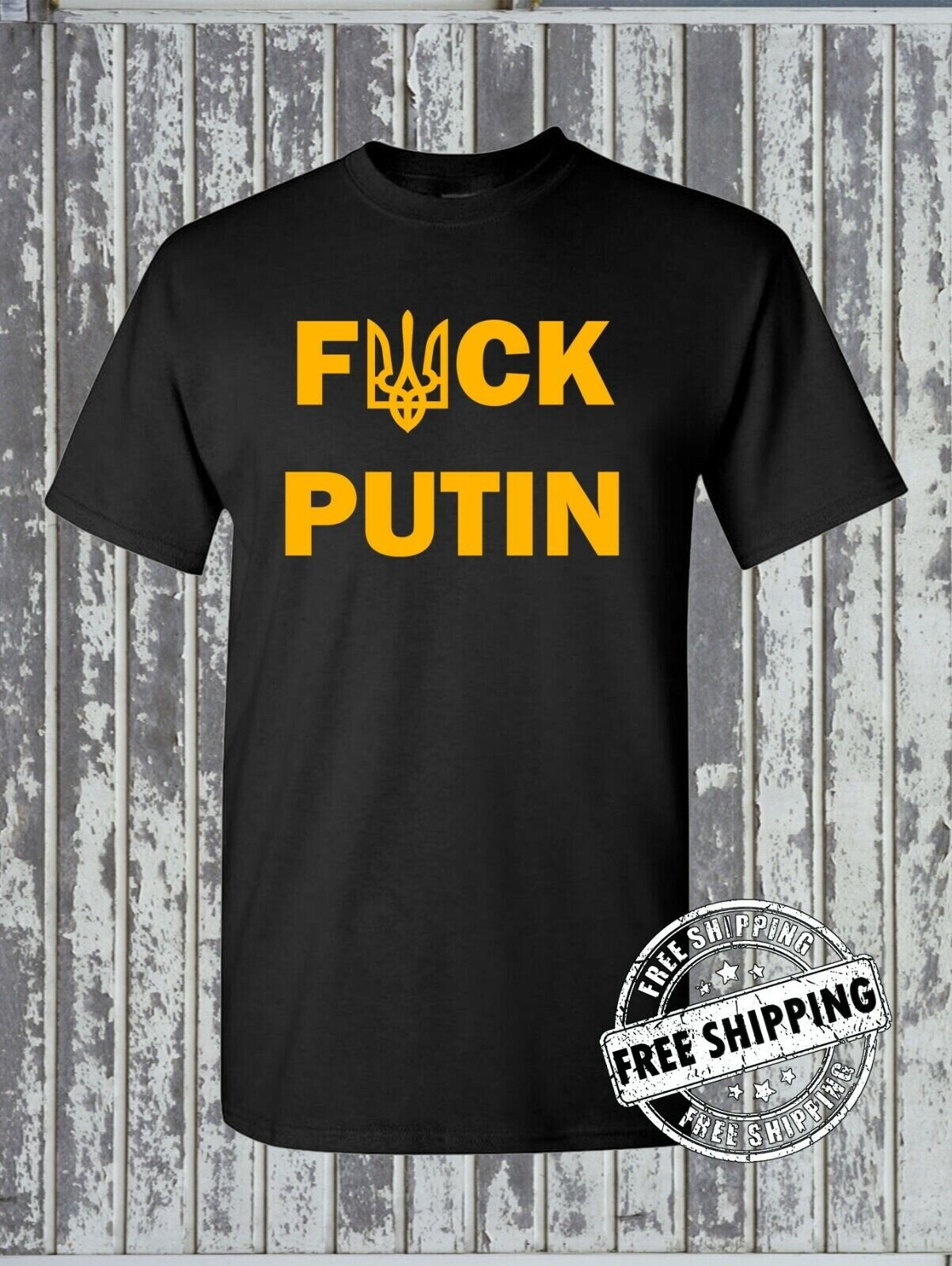 F*CK PUTIN T-Shirt - Support Ukraine Anti-Russia Tee