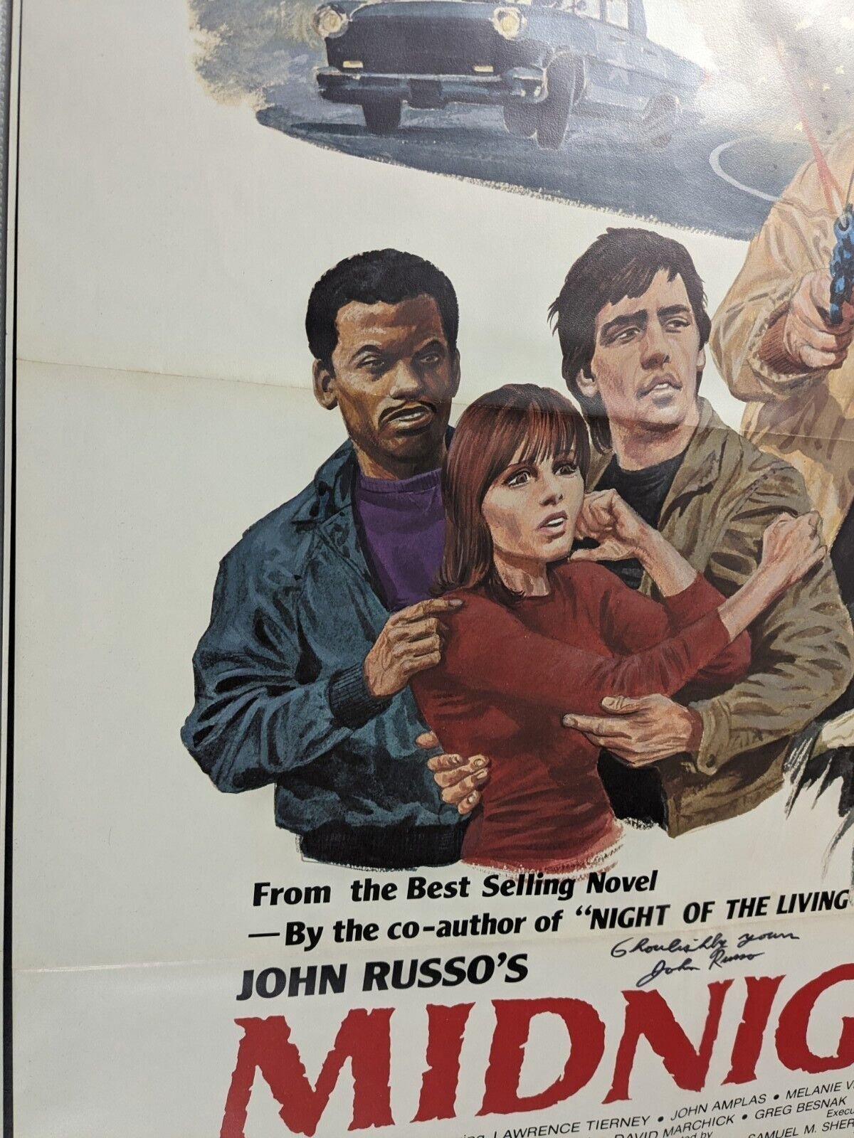 Midnight (1982) Original One Sheet 27x41 Vintage Poster Signed by John Russo